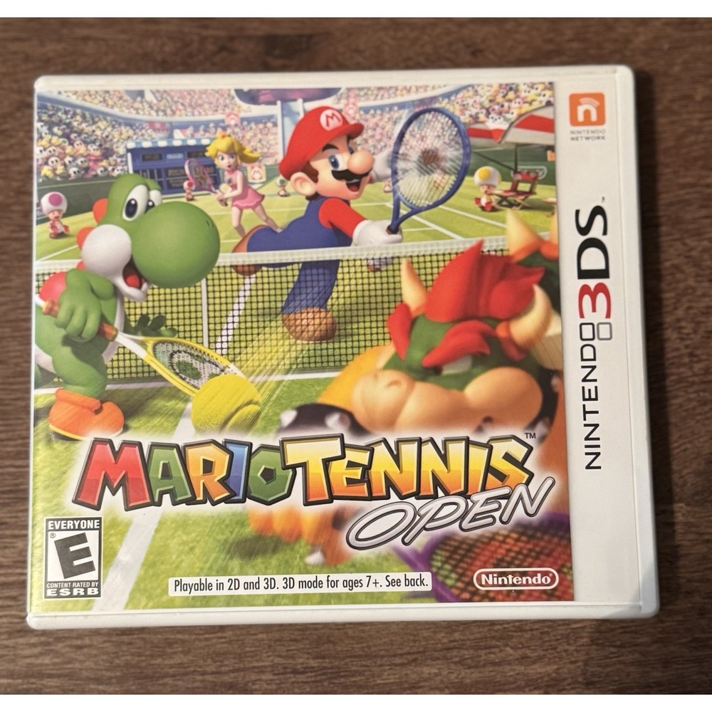 Mario Tennis Open (Nintendo 3DS, 2012) CIB Complete Tested